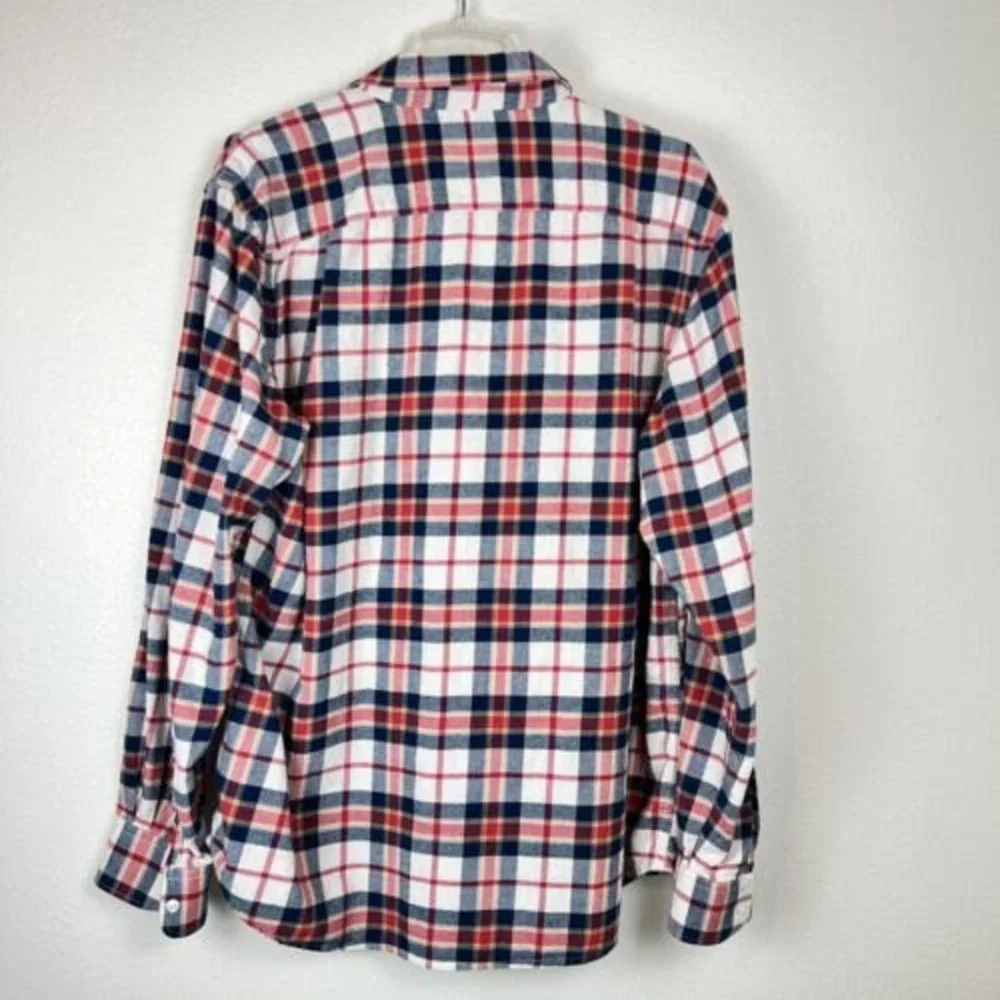 Old Navy Men’s XL Flannel Shacket Shirt Jacket Button Up Over-shirt Casual warm - Picture 3 of 7